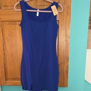 NWT POPILUSH Blue Sleeveless Mini Dress